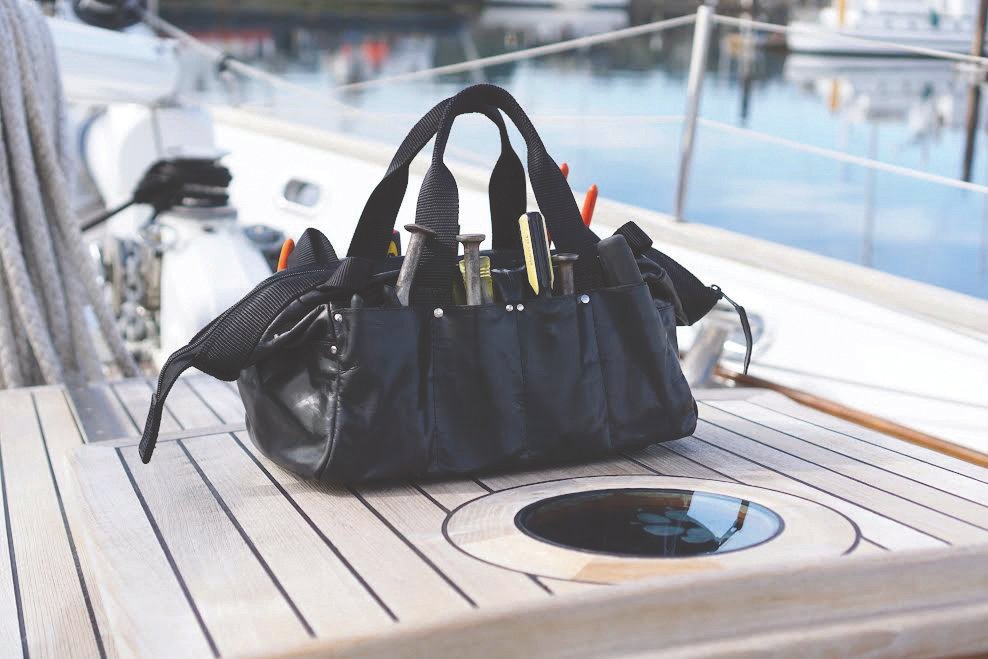Windwitch bags come in three colors of upholstery-grade leather, sewn with marine grade UV resistant thread.